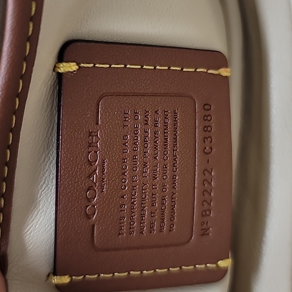 Coach Pillow Tabby Shoulder Crossbody Bag In Soft Cream - Picture 6 of 13